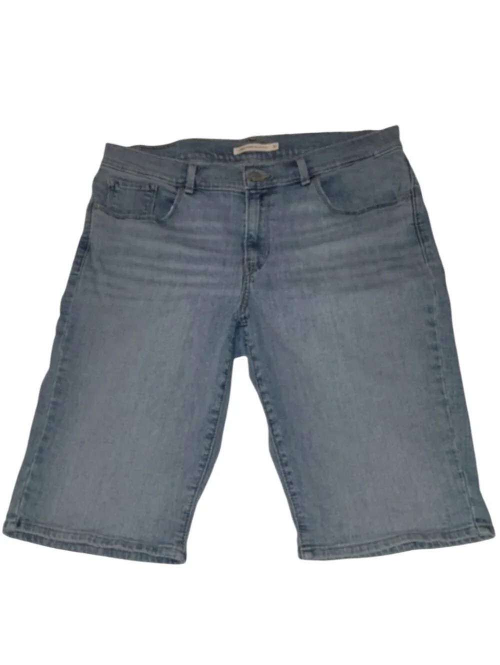 Levi's Classic Bermuda Jean Shorts Denim Women's Size 31 Long Length